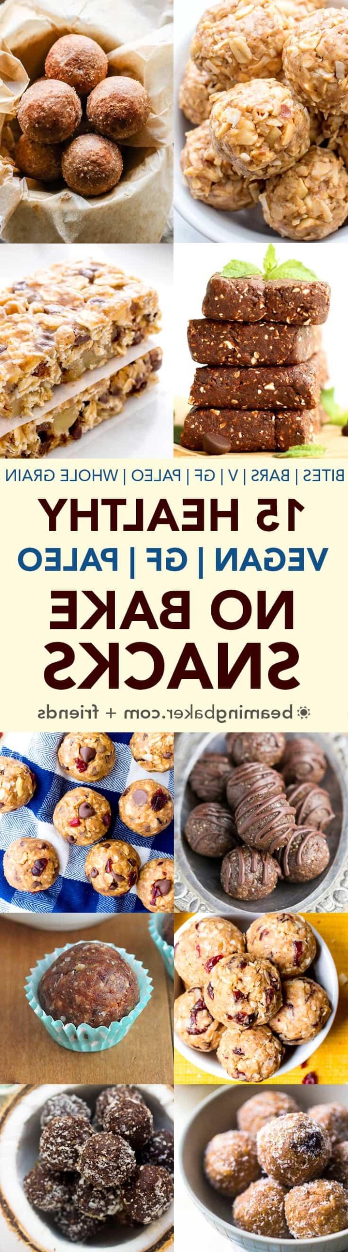 15 Gesunde Glutenfreie Vegane No-Bake Snacks: Eine köstliche Sammlung von 15 einfachen, backfreien Rezepten für gesunde vegane Snacks, die Ihnen guttun! #Vegan #Glutenfrei #Paleo #Milchfrei | BeamingBaker.com