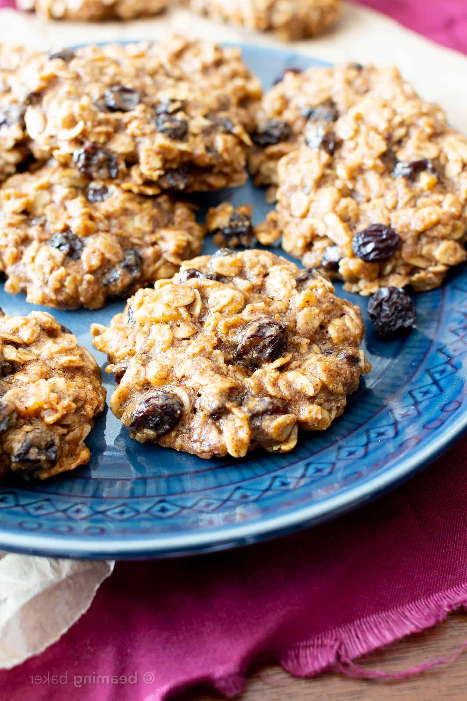 Das Beste Vegane & Glutenfreie Hafer-Rosinen-Keks-Rezept: Unwiderstehlich Kaubar & Herrlich Saftig. Vegan, Glutenfrei, Milchfrei, Gesund.