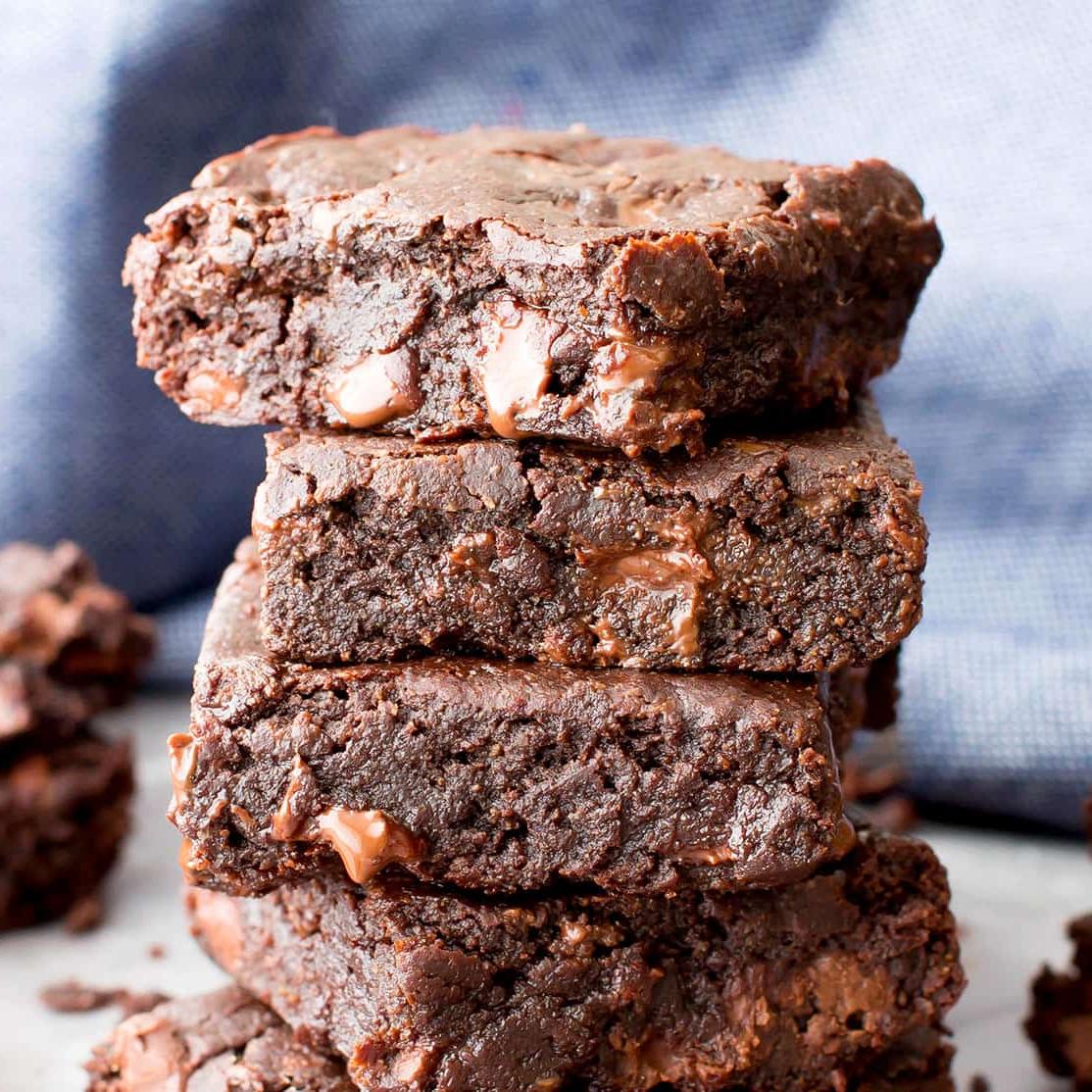 Ultimative fudgy Paleo vegane Brownies