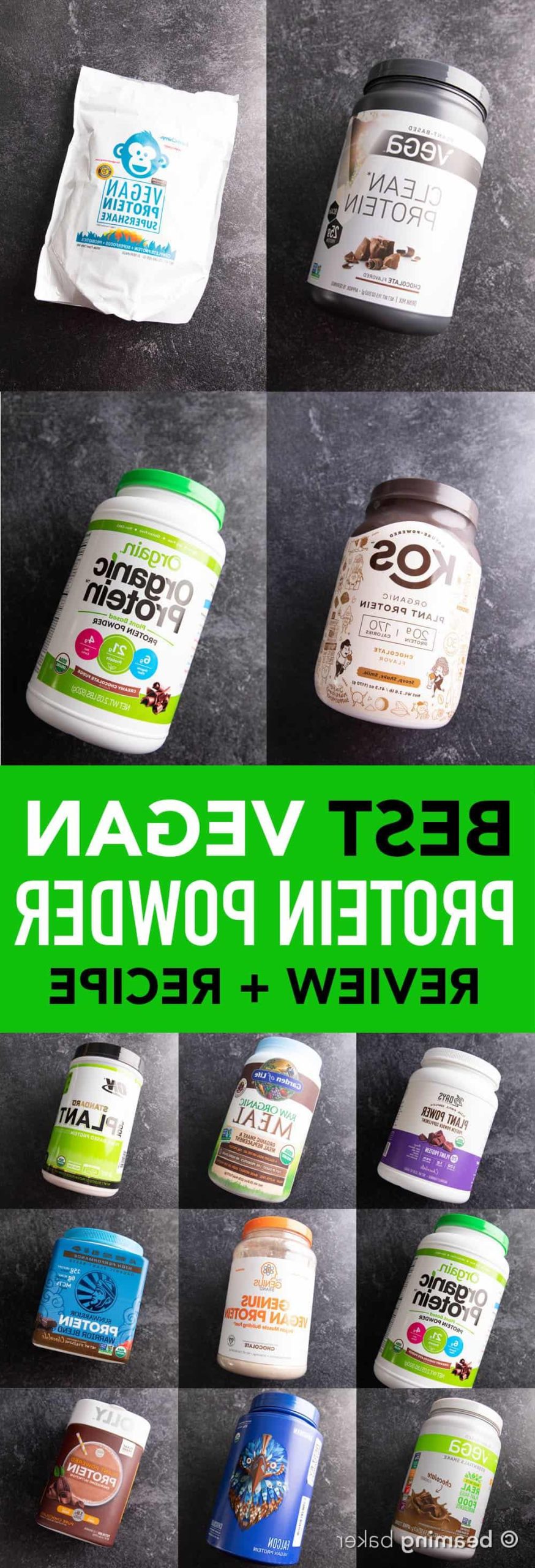 Das beste vegane Schoko-Proteinpulver – Test 3 Langes Pin-Bild des besten veganen Schoko-Proteinpulvers