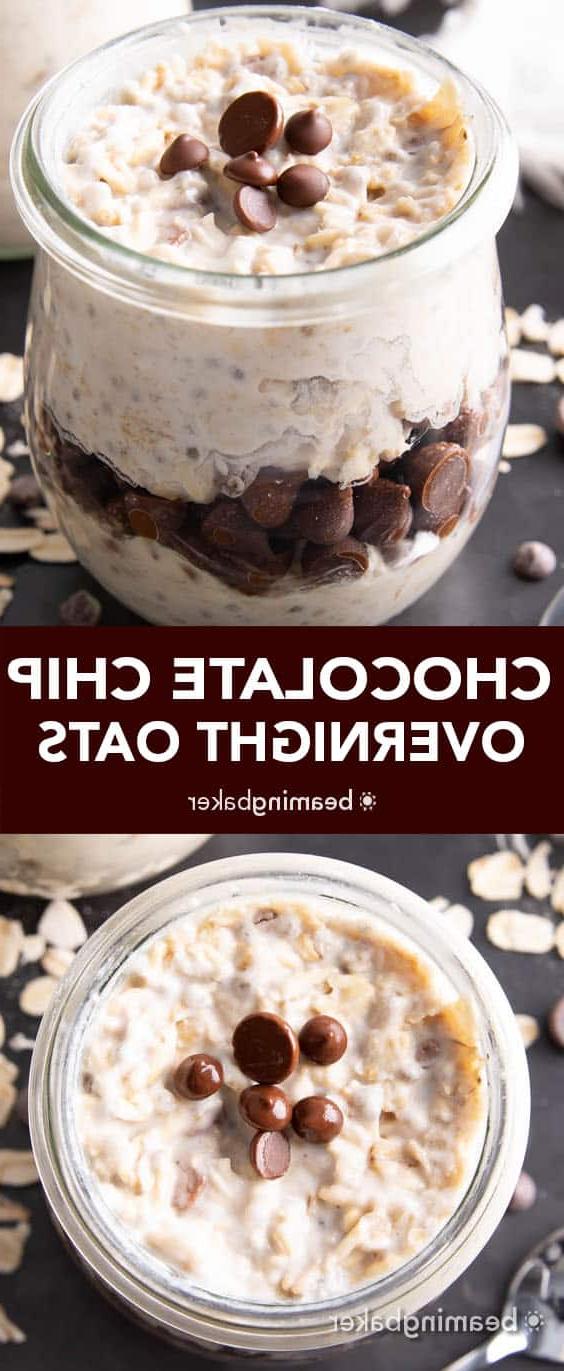 Übernacht-Haferflocken mit Schokostückchen 5 Cremige Schoko-Overnight-Oats: Ein einfaches veganes Rezept für Haferflocken über Nacht, die reichhaltig, cremig und voller veganer Schoko-Chips sind! Ein schnelles Frühstück, das am Vorabend zubereitet wird. #Vegan #OvernightOats #HaferflockenUeberNacht #SchokoChips | Rezept auf BeamingBaker.com