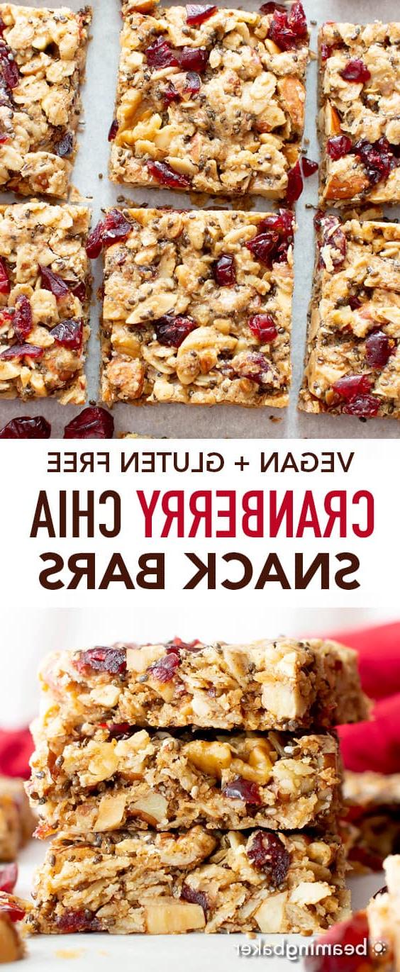 **Glutenfreie Vegane Cranberry-Chia-Snackriegel (Gesund, Vegan, Glutenfrei, Milchfrei)** 6 Cranberry Chia Glutenfreie Vegane Snackriegel: Dieses gesunde vegane Snackriegelrezept ergibt zähe & sättigende Riegel! Das beste vegane Snackriegelrezept – vollgepackt mit Chia & Leinsamen, um dich satt zu halten! #Snacks #Riegel #Glutenfrei #Vegan #Chia | Rezept auf BeamingBaker.com
