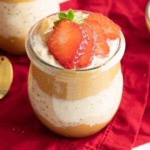 Erdnussbutter-Über-Nacht-Haferflocken 8 Erdnussbutter Overnight Oats Titelbild
