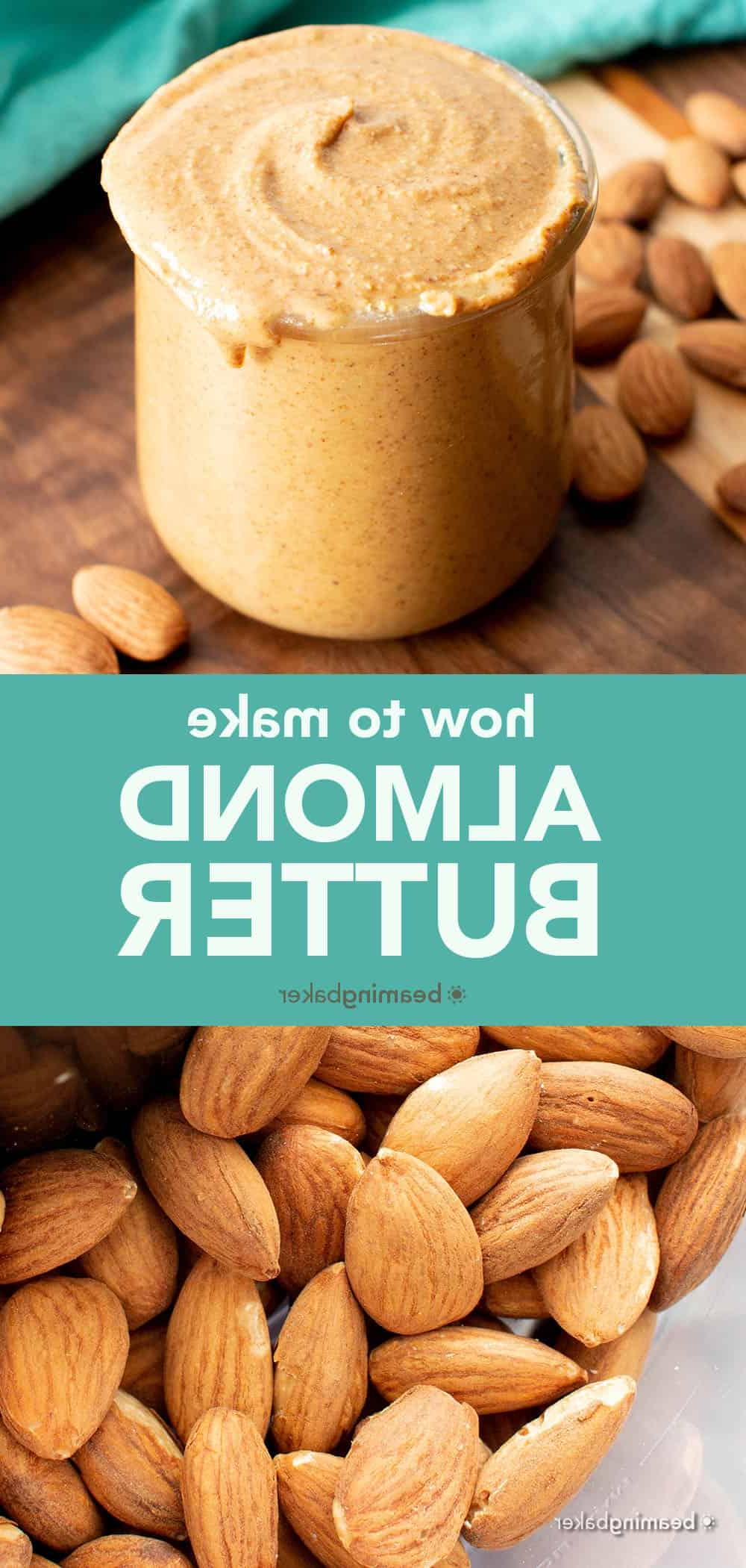 **Wie man Mandelbutter herstellt** 10 Hausgemachtes Mandelmus Rezept: Lernen Sie, wie Sie Mandelmus mit nur einer Zutat und in wenigen Minuten selbst herstellen können! Das beste hausgemachtes Mandelmus – cremig, einfach und köstlich. #Mandelmus #EinfachKöstlich #Gesund #Kochrezept