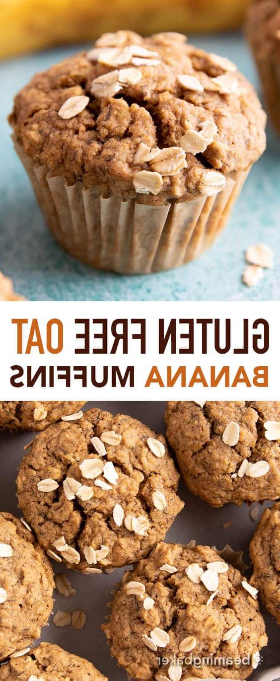 Glutenfreie Bananen-Hafer-Muffins (Vegan) 10 Saftige Vegane Glutenfreie Bananen-Hafer-Muffins: Ein einfaches Ein-Schüssel-Rezept für warme, feuchte und leicht süße Bananen-Hafer-Muffins aus einfachen Zutaten. #vegan #glutenfrei #frühstück #gesund | Rezept auf BeamingBaker.com