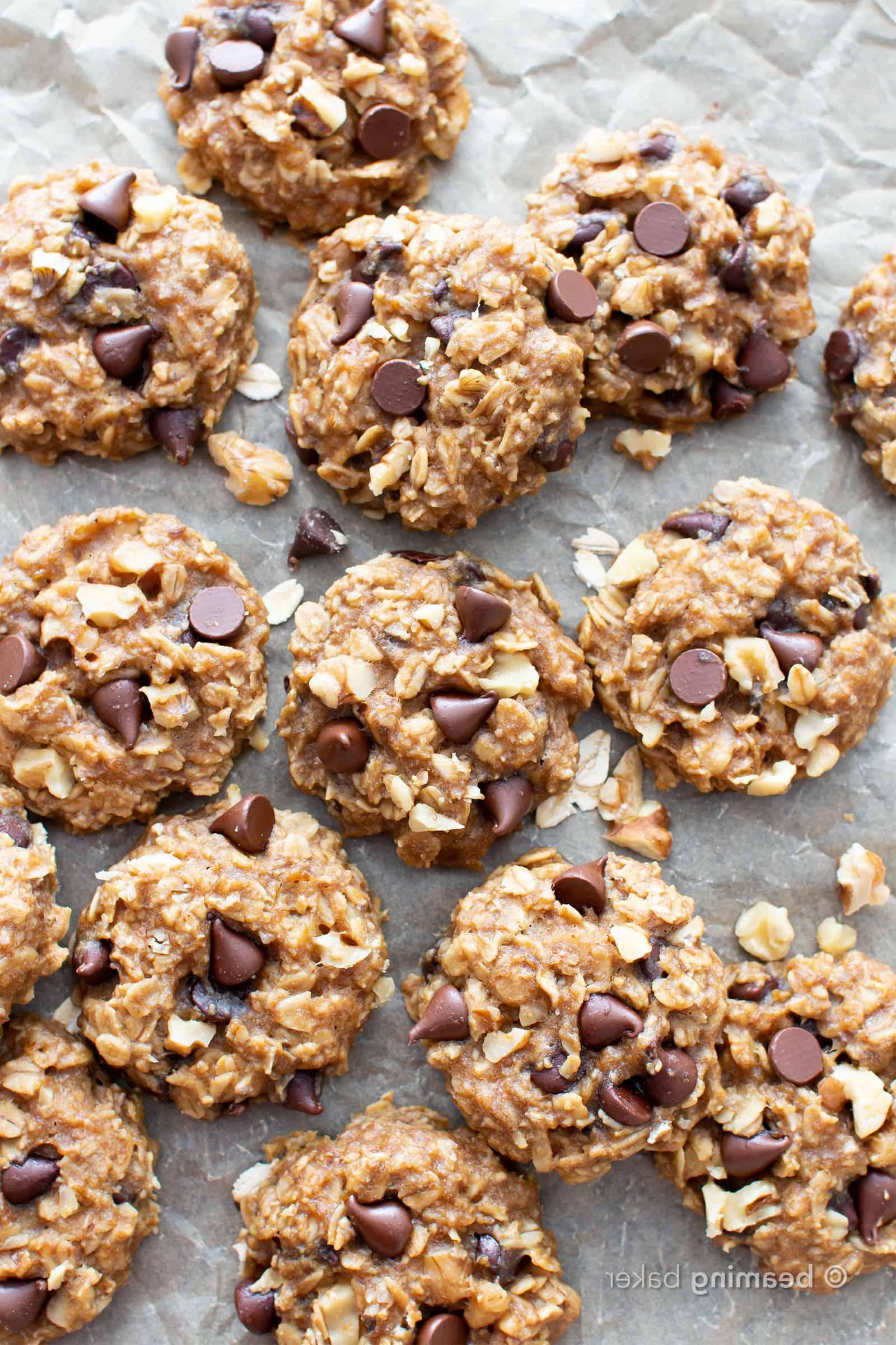 Glutenfreie Bananen-Haferflocken-Kekse 2 Glutenfreie Bananen-Haferflocken-Kekse: Weiche und leckere Kekse aus gesunden Zutaten. Das einfachste Rezept für glutenfreie Kekse mit viel Banane und zähen Haferflocken!