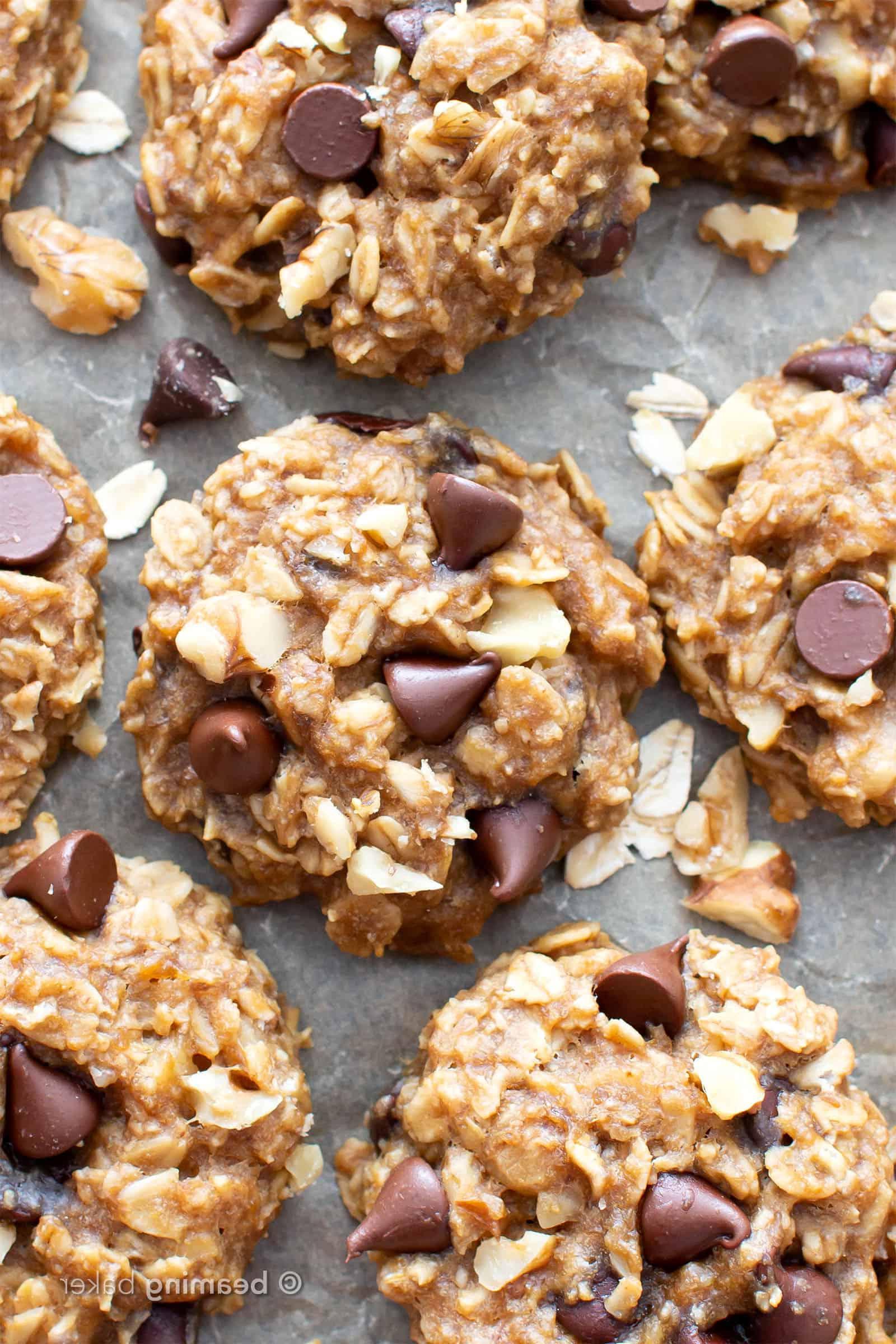 Glutenfreie Bananen-Haferflocken-Kekse 4 Glutenfreie Bananen-Haferflocken-Kekse: Weiche und leckere Kekse aus einfachen, gesunden Zutaten. Das einfachste glutenfreie Bananen-Haferflocken-Keksrezept!