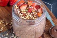 Decadent Nutella Overnight Oats