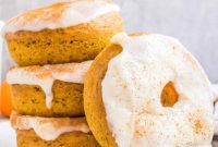 Spiced Baked Pumpkin Donuts with Velvety Cream Cheese Frosting