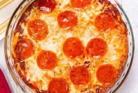 Ultimate Pepperoni Pizza Dip with Cream Cheese