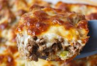 Loaded Philly Cheesesteak Casserole