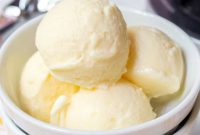Creamy Ninja Creami Vanilla Protein Ice Cream