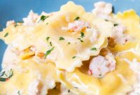 Decadent Lobster Ravioli Cream