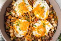 Crispy Sausage Potato Skillet