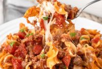 Simple Beef & Noodle Bake