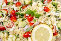 Bright Lemon Feta Orzo
