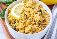 Bright Lemon Parmesan Orzo