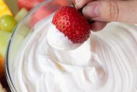 Dreamy Marshmallow Fruit Dip
