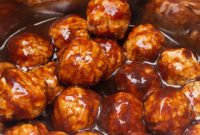 Instant Pot Sticky BBQ Meatballs