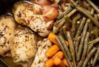 Aromatic Slow-Cooked Herb Chicken and Vegetables