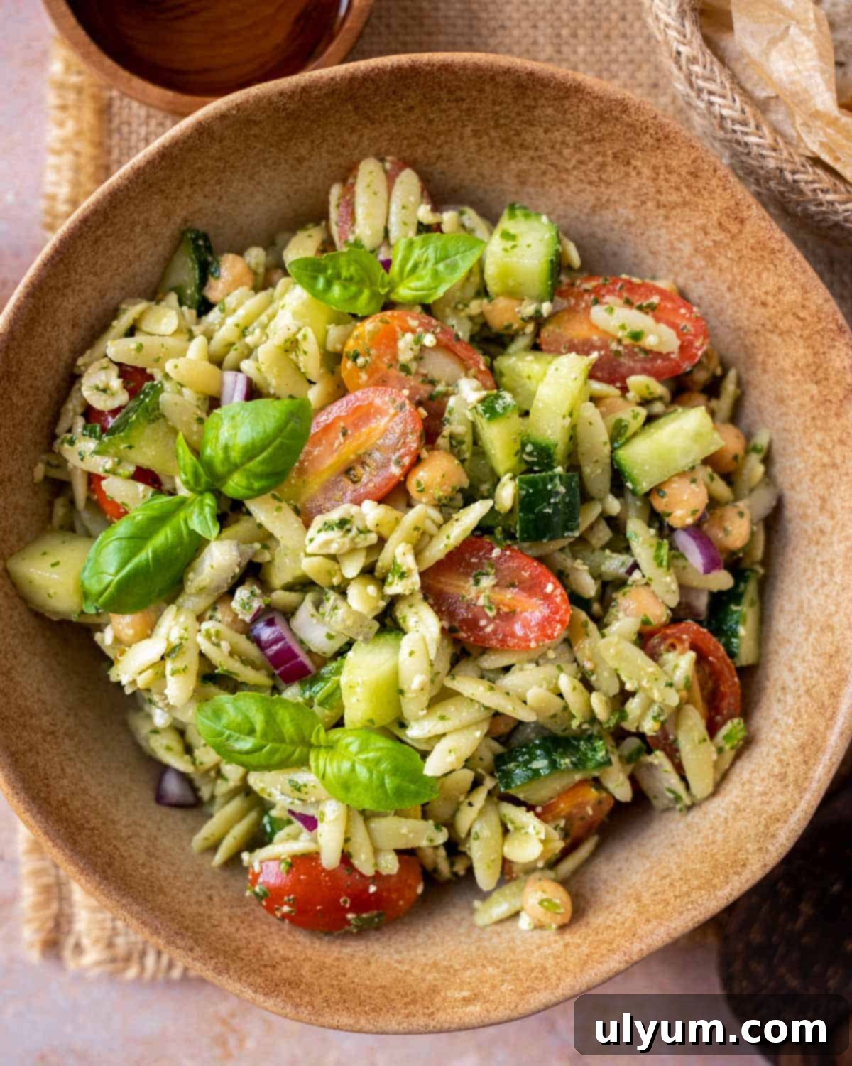 Pesto Orzo Salad.