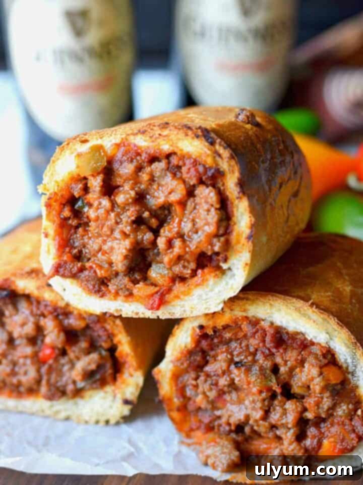 Sloppy Joe Stuffed Rolls, a kid-friendly meal