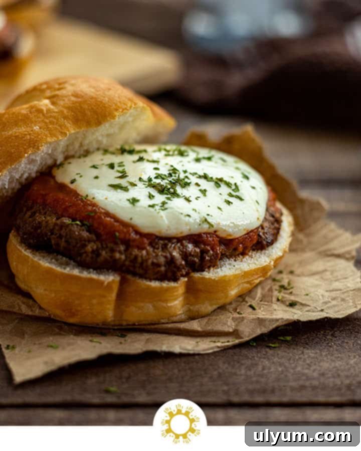 Delicious Pizza Burgers, a combination of two favorite meals