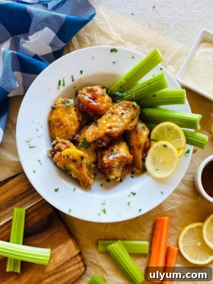 Spicy, tangy Honey Lemon Pepper Wings