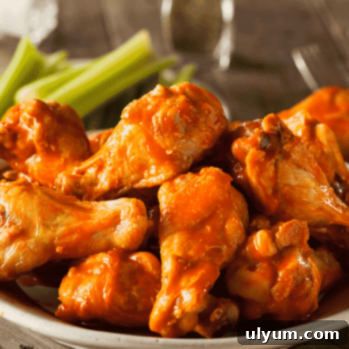 Easy Grilled Buffalo Wings with classic buffalo sauce