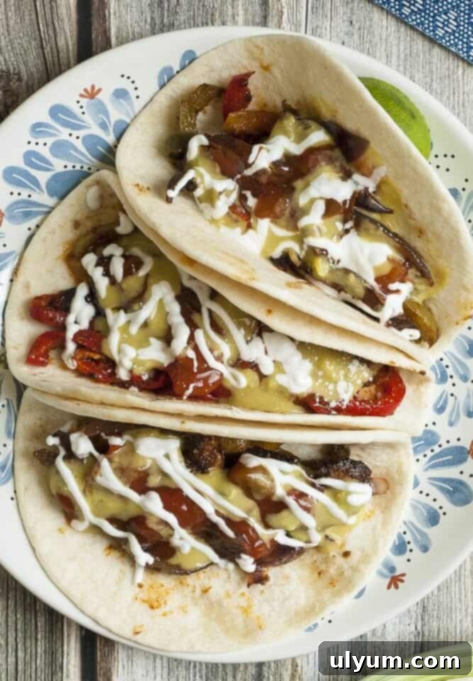 41 Easy Sheet Pan Dinner Ideas 44 Vegan Portobello Fajitas with Bell Peppers, Onions, and Mushrooms