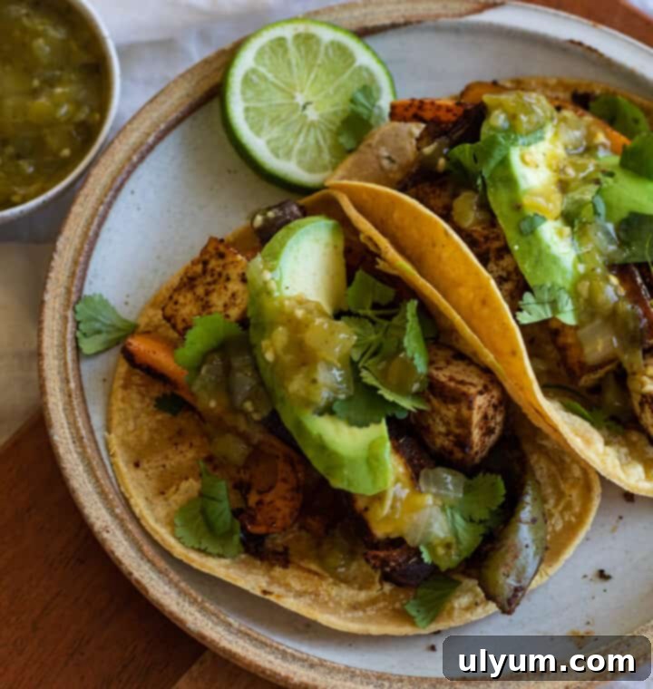 41 Easy Sheet Pan Dinner Ideas 45 Vegan Tofu Fajitas with Colorful Vegetables