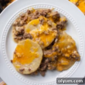 Crockpot Hamburger Potato Casserole