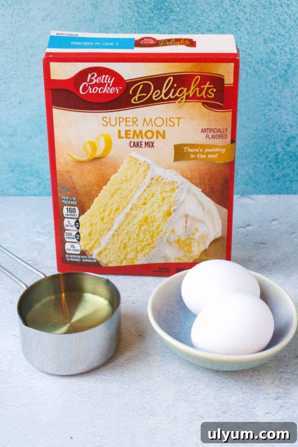 Lemon Cake Mix Cookies Ingredients