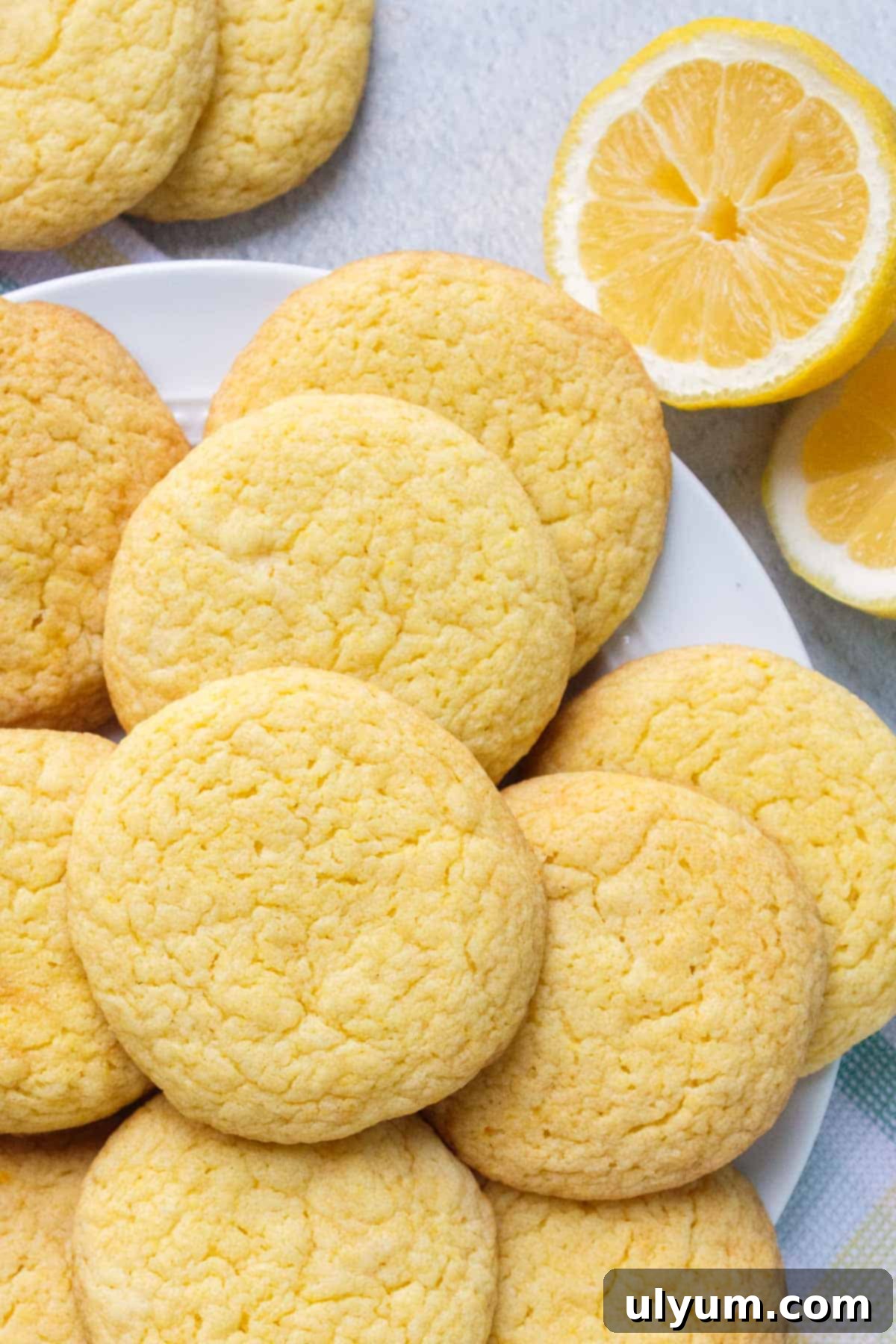 3-Ingredient Lemon Cake Mix Cookies