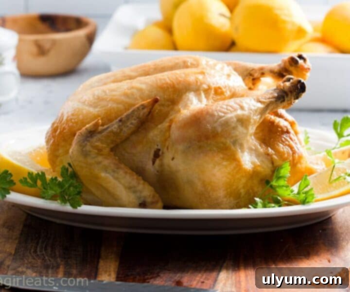 20 Genius 4 Ingredient Chicken Meals 23 Roasted Lemon Chicken (Pollo al Limone) with rosemary