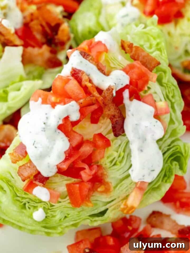 Steakhouse Style Wedge Salad
