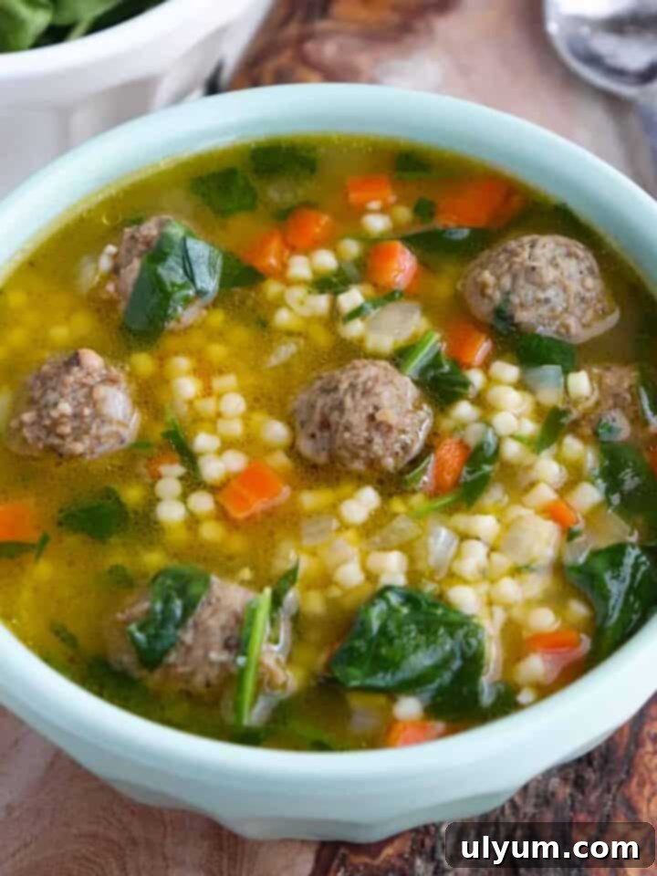 Effortless Frozen Meatball Meals 17 Ways 18 Classic Italian Wedding Soup with small meatballs and greens.