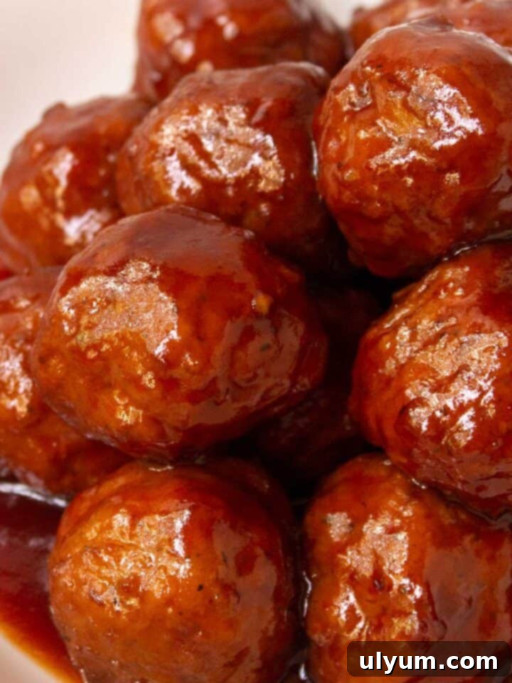 Effortless Frozen Meatball Meals 17 Ways 3 Instant Pot Grape Jelly Meatballs, a classic sweet and savory appetizer.