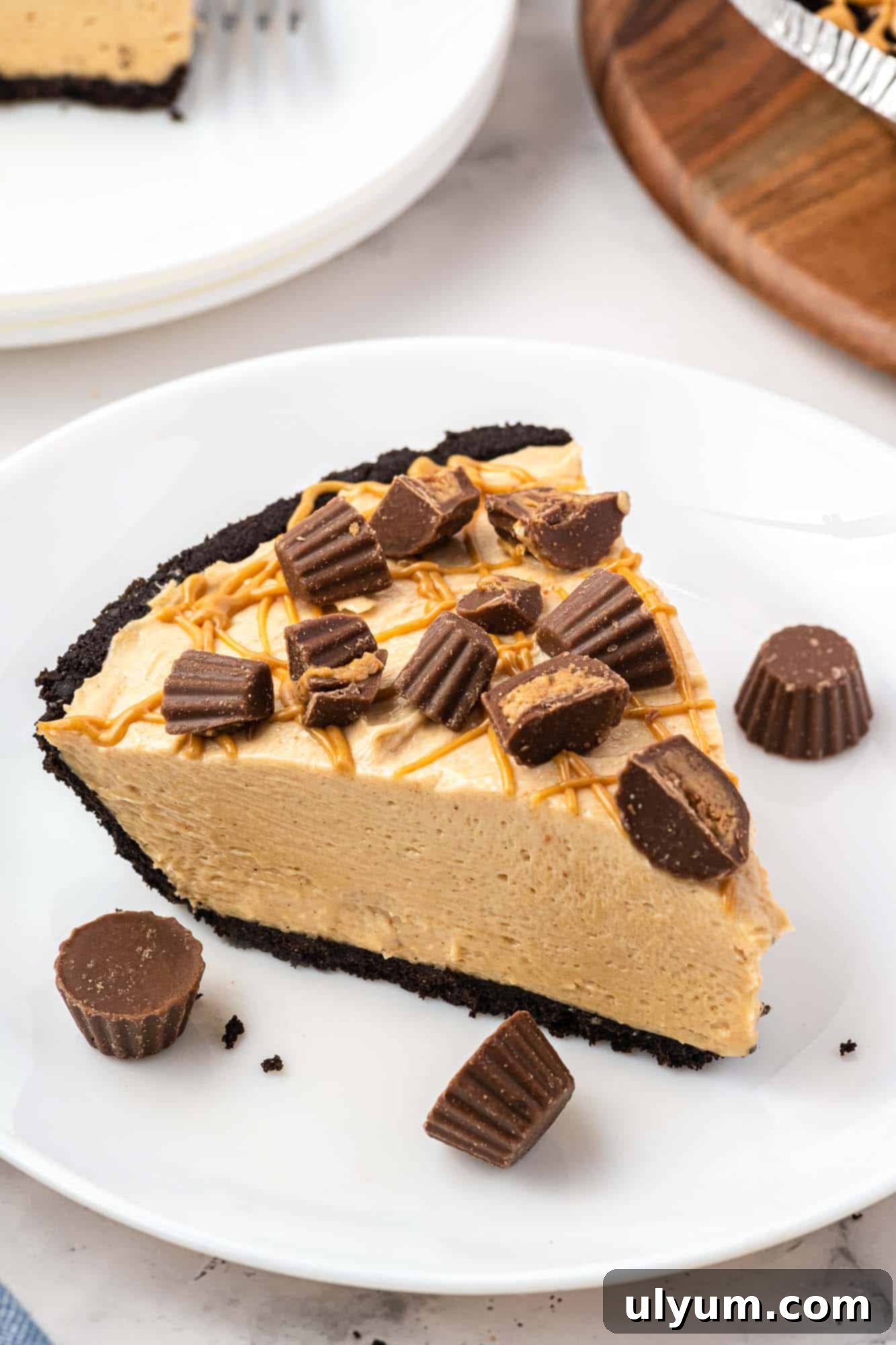 No Bake Peanut Butter Pie
