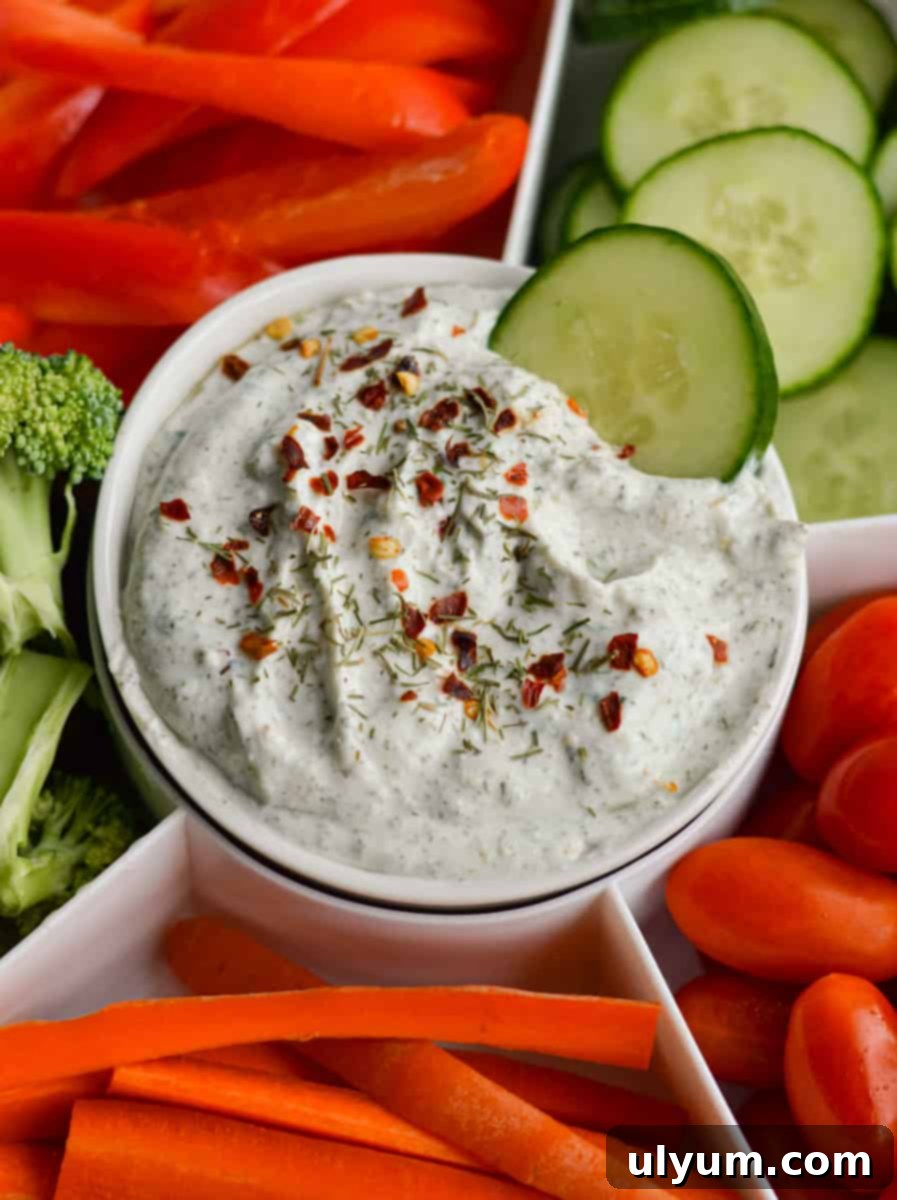 Herb and Garlic Cottage Cheese Dip