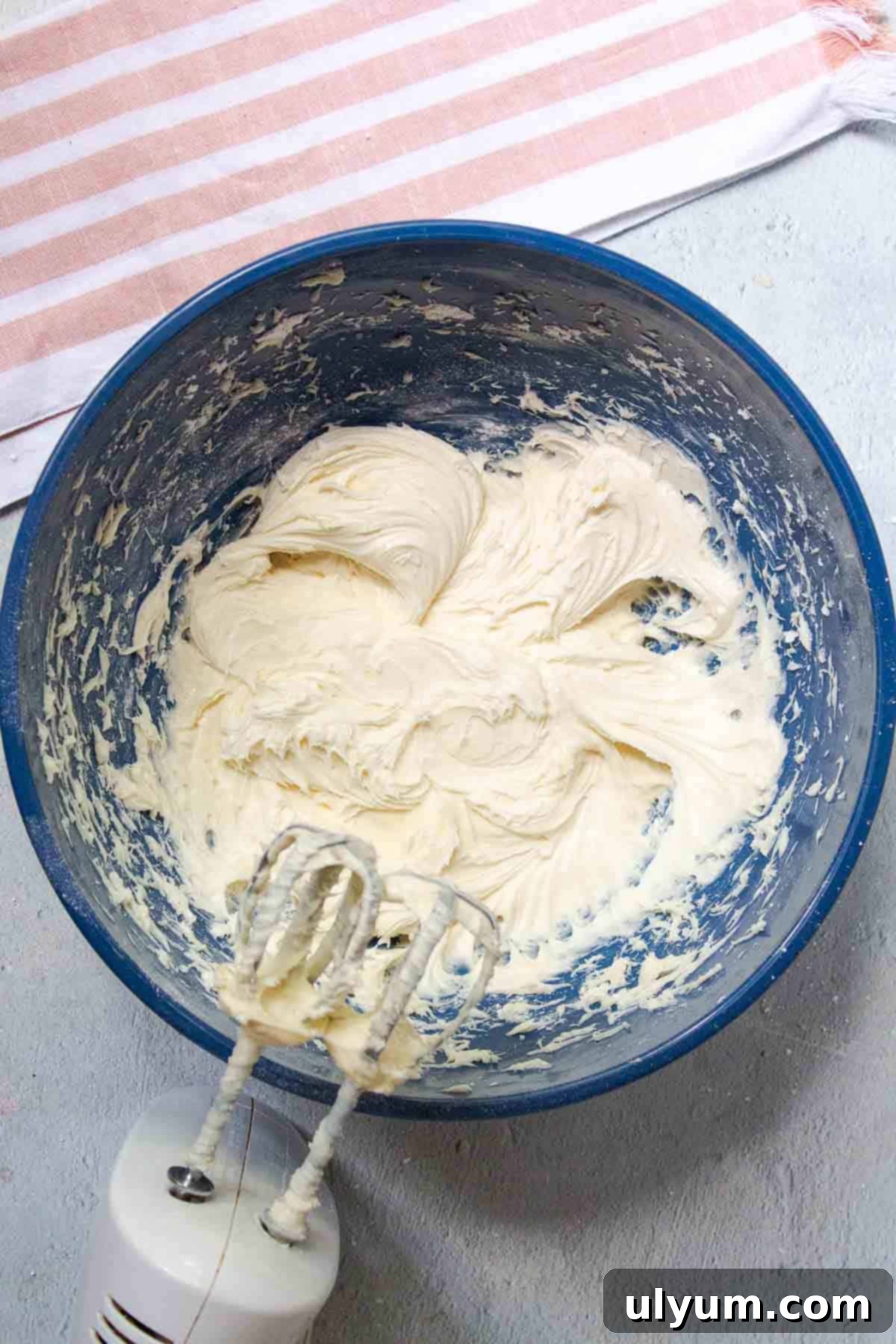 Cool Whip Cream Cheese Frosting 7 The powdered sugar is fully mixed into the cream cheese mixture, creating a smooth and sweet frosting base.