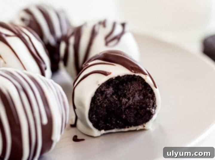 Easy Oreo Truffles, a perfect no-bake chocolate treat.
