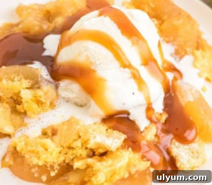 Simple 3-ingredient Apple Dump Cake