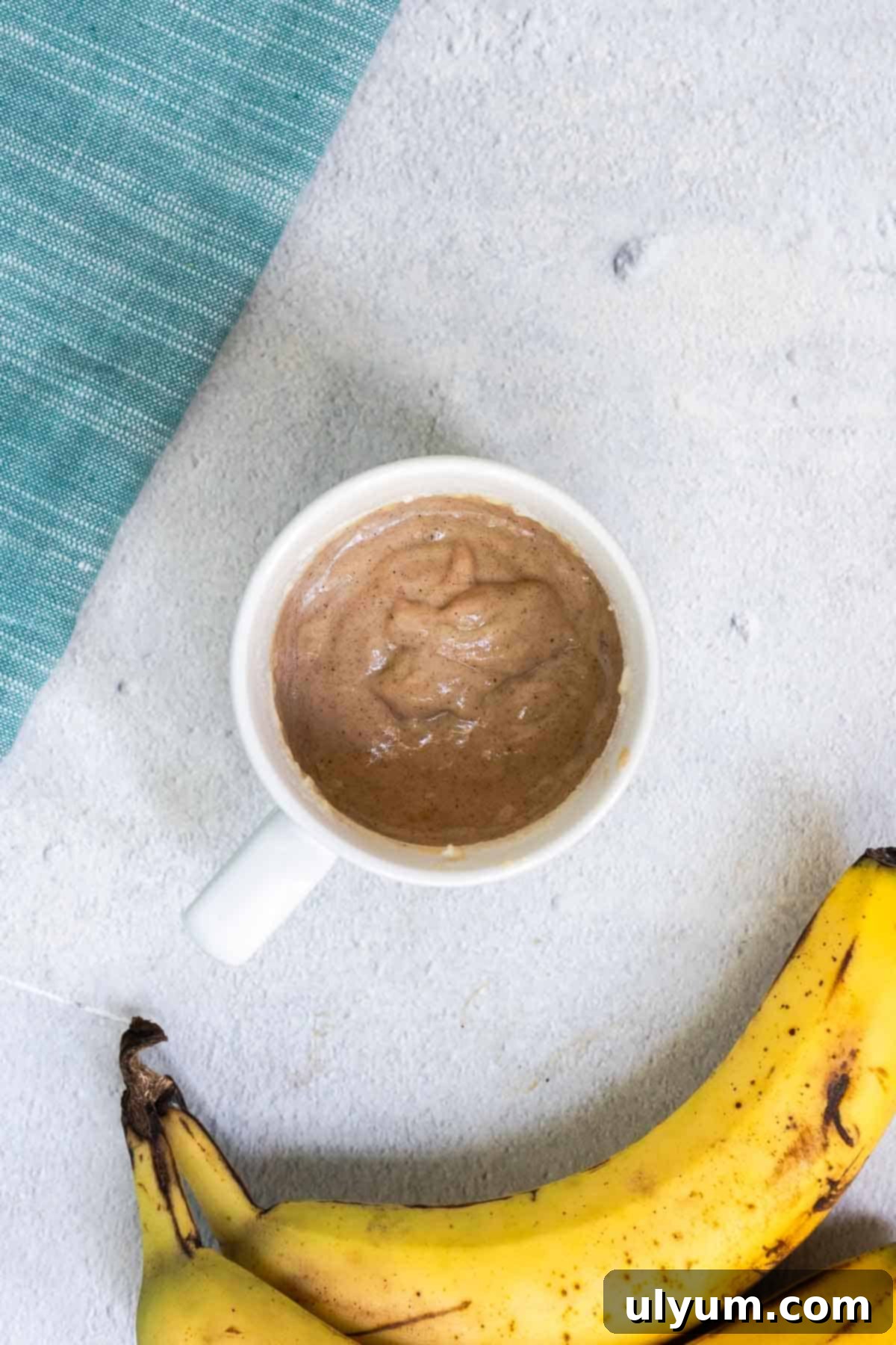 The wet and dry ingredients are stirred until combined.