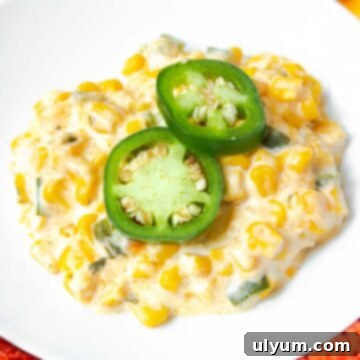 Creamy Jalapeño Corn Casserole