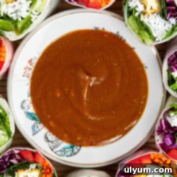Effortless Five Ingredient Peanut Sauce 8 A bowl of creamy 5-Ingredient Peanut Sauce, ready to be served.