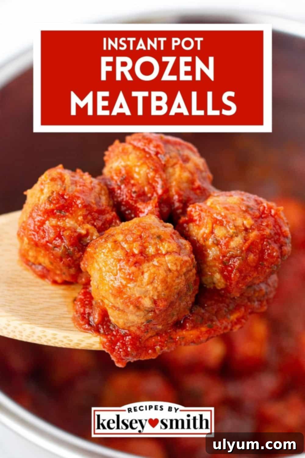 Instant Pot Frozen Meatballs with Pasta Sauce