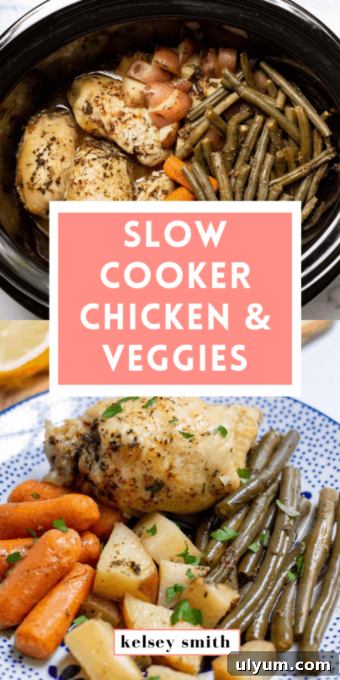 Slow Cooker Chicken and Veggies
