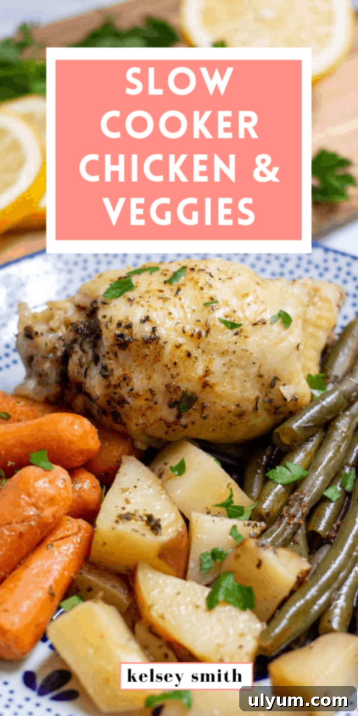 Slow Cooker Chicken and Veggies