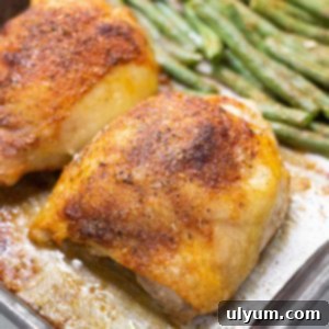 Baked Chicken Thighs for Two
